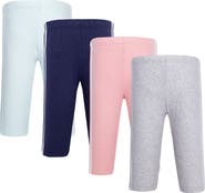 Hudson Baby 4Pk Collection of Versatile Pants Bottoms