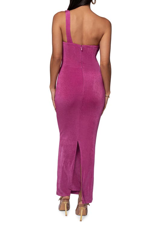 Jluxlabel Krishna One-shoulder Cocktail Dress In Pink