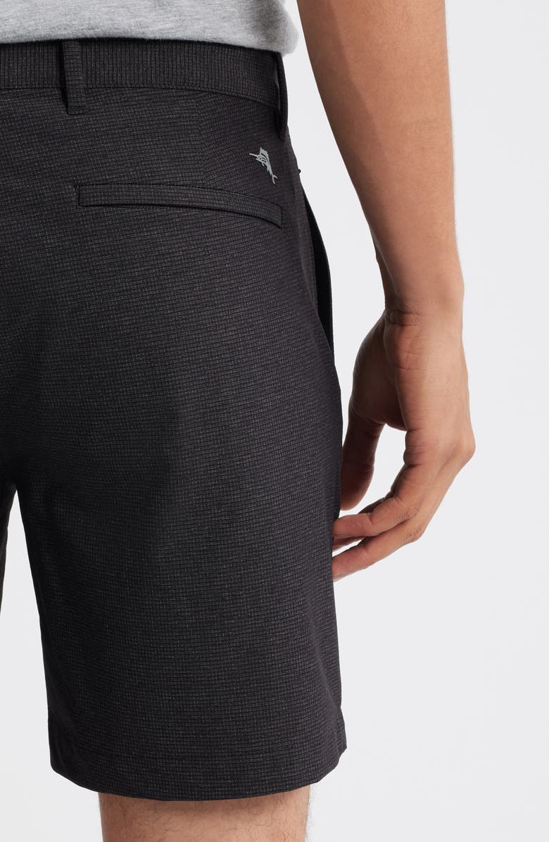 Tommy Bahama Chip Shot IslandZone<sup>®</sup> Stretch Nylon Blend Ripstop Shorts, Alternate, color, Black