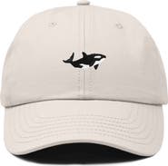 Dalix Killer Whale Embroidered Dad Hat