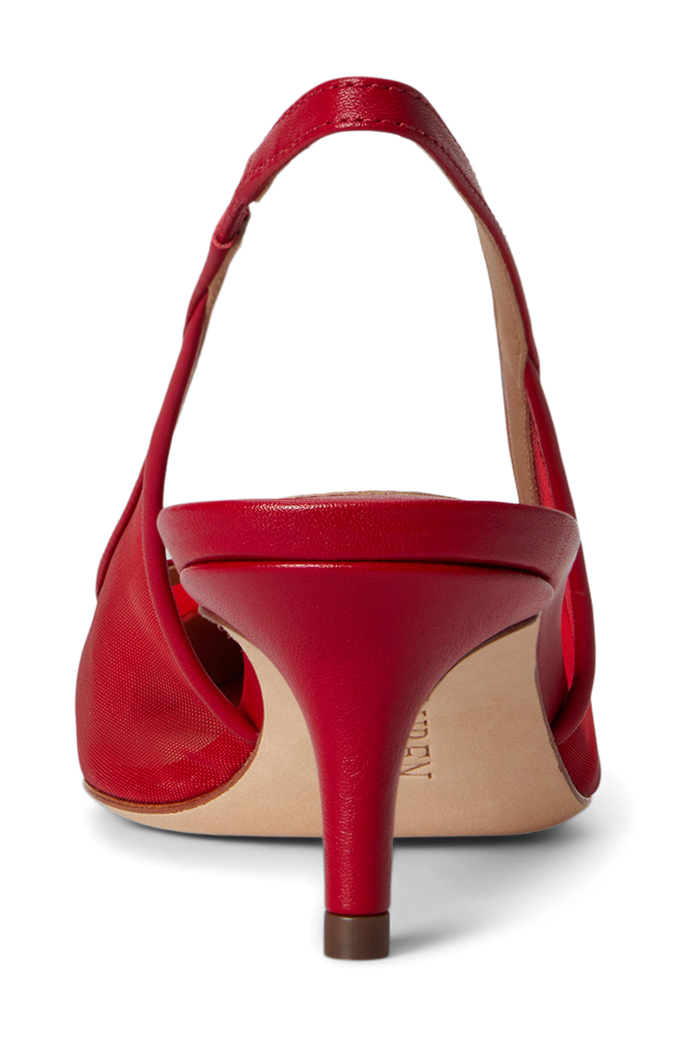 Lolah Slingback Pump, Alternate, color, FESTIVE RED