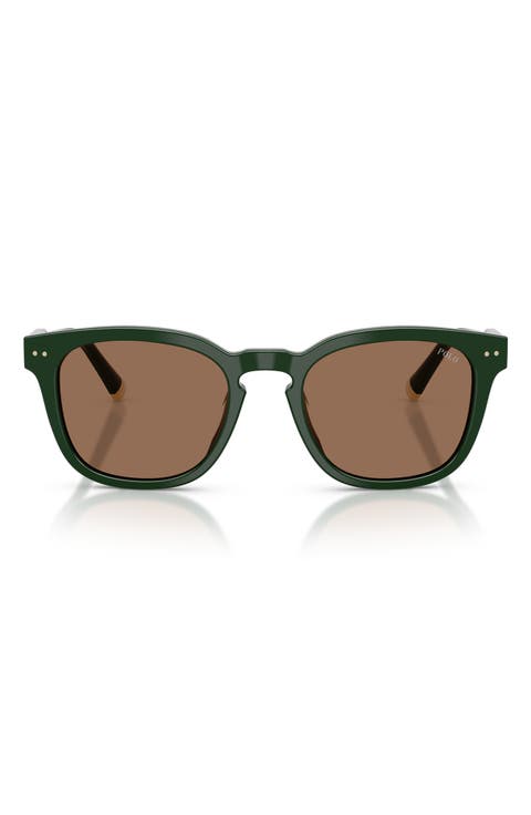 52mm Square Sunglasses