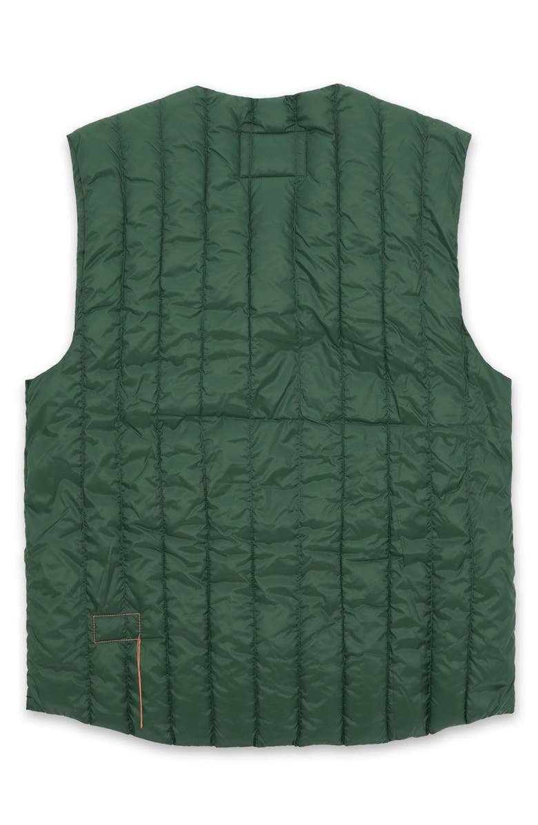 Fortela Birdie Quilted Nylon Vest, Alternate, color, Dark Green
