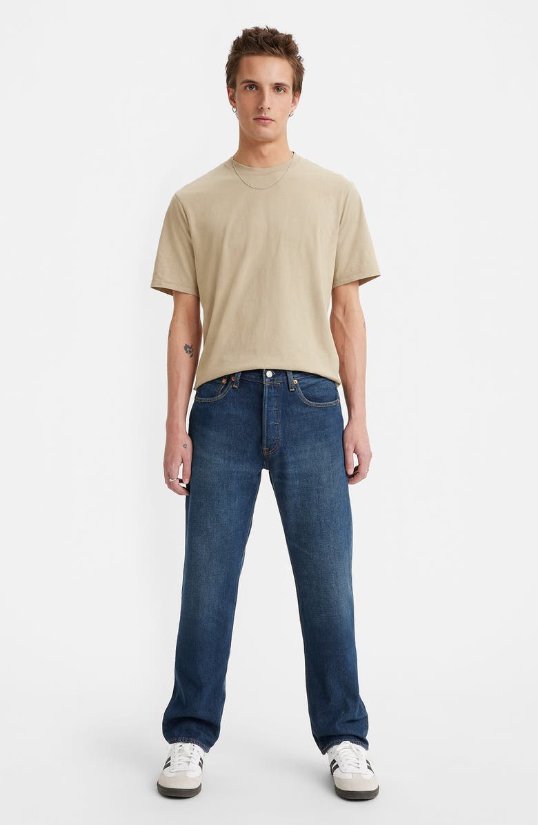 Levi's<sup>®</sup> 501 Original Straight Leg Jeans, Alternate, color, 10Ft Over Head