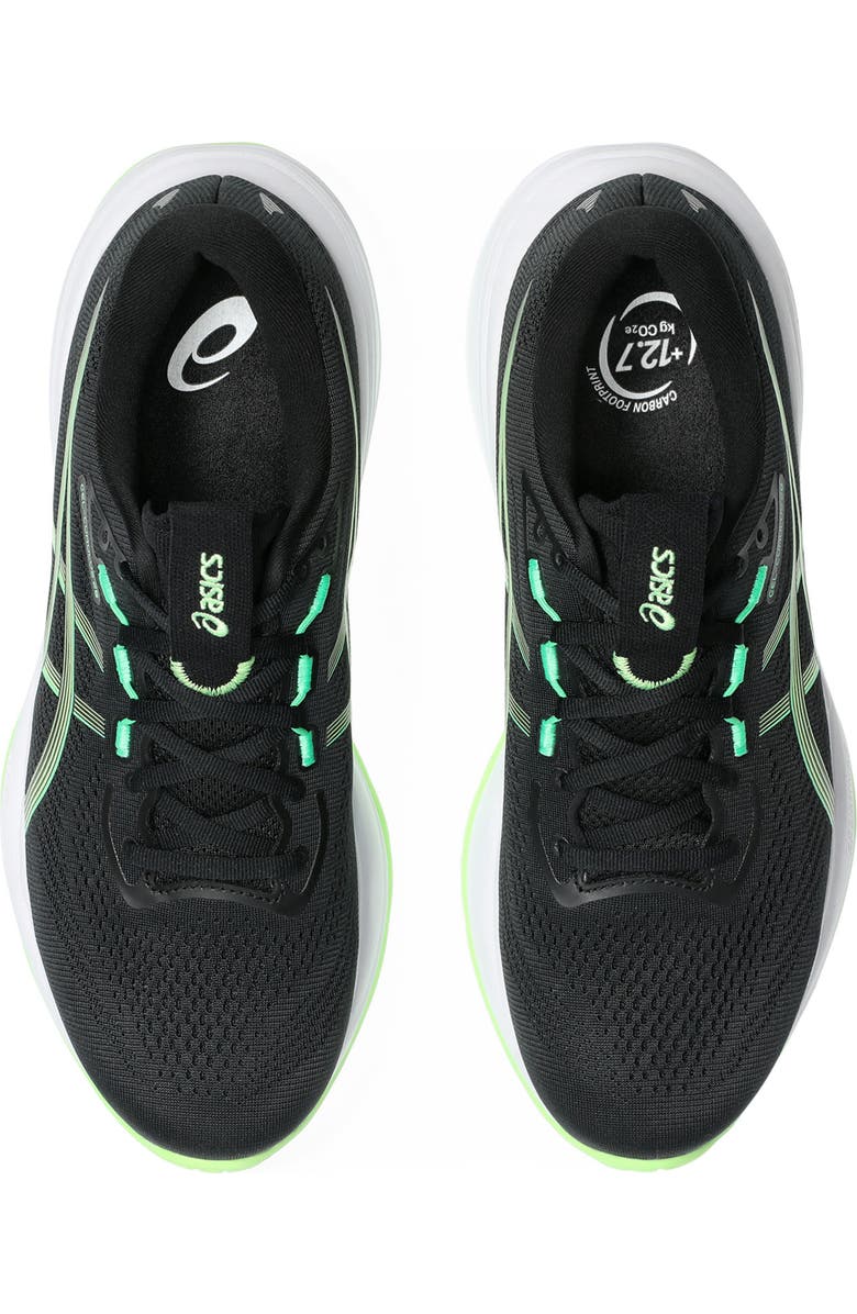 ASICS<sup>®</sup> GEL-CUMULUS<sup>®</sup> 28 Running Shoe, Alternate, color, Black/ Illuminate Green