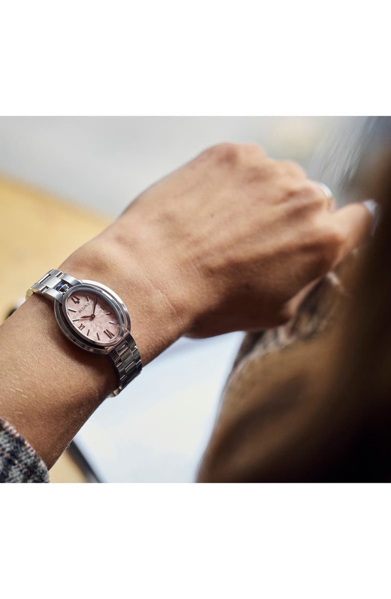 BULOVA Classic Rubaiyat Bracelet Watch, 28.8mm, Alternate, color, Silver-Tone