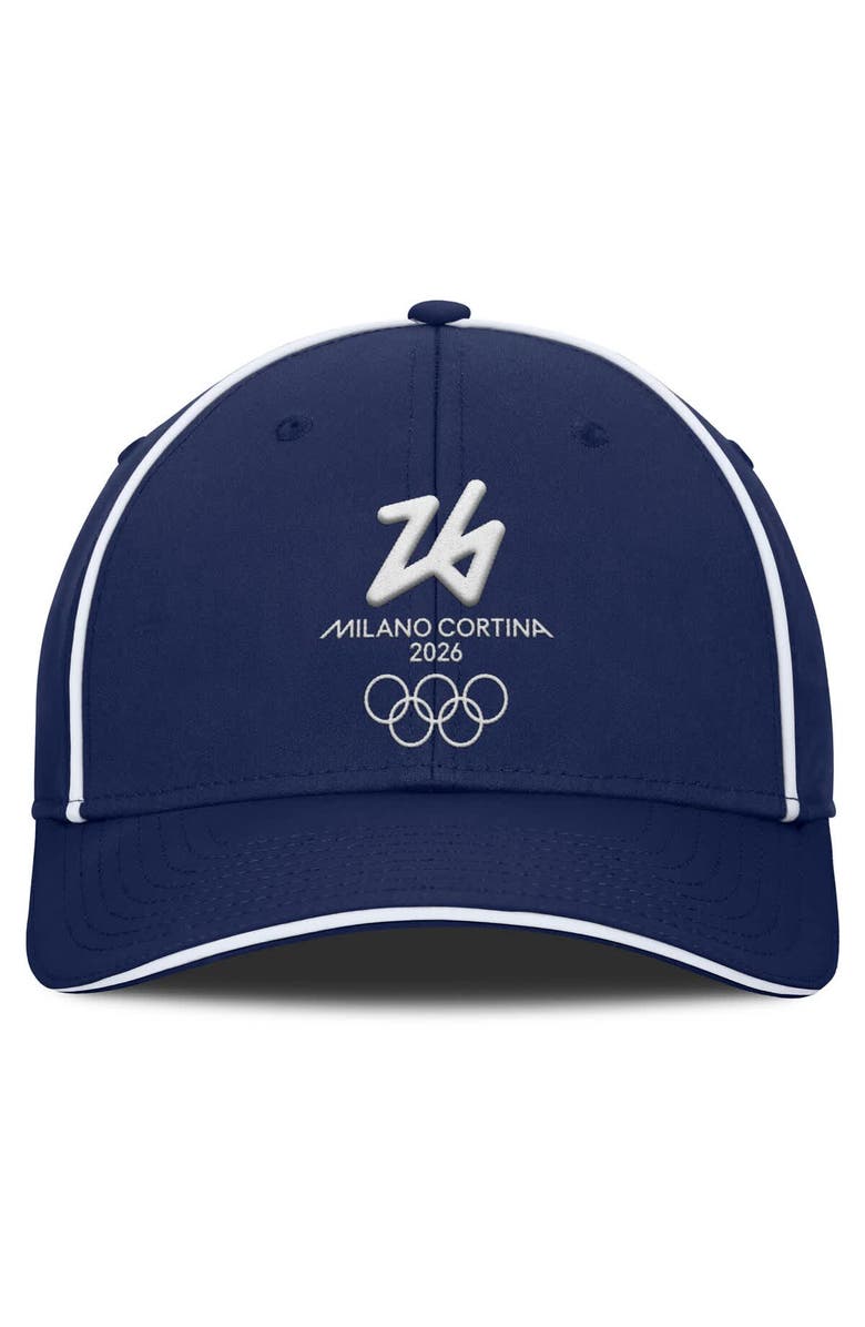 FANATICS Men's Fanatics Navy Milano Cortina 2026 Winter Olympics Launch Flex Hat, Alternate, color, 