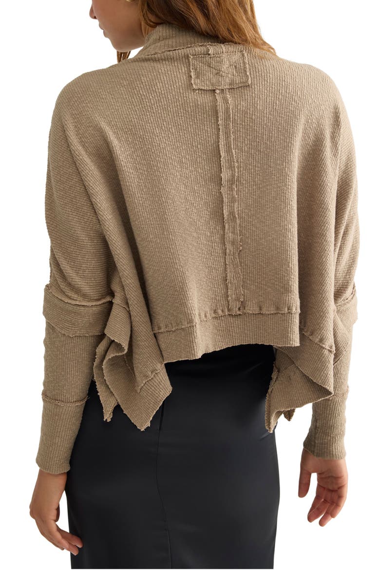 Moon Daisy Mock Neck Top, Alternate, color, SAGED ARMY