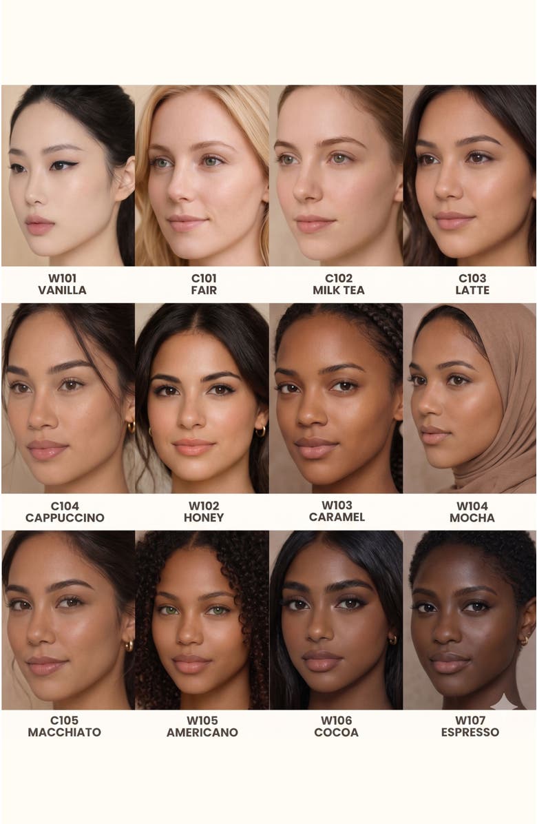 Siia Cosmetics Luminous Longwear Liquid Foundation, Alternate, color, Americano