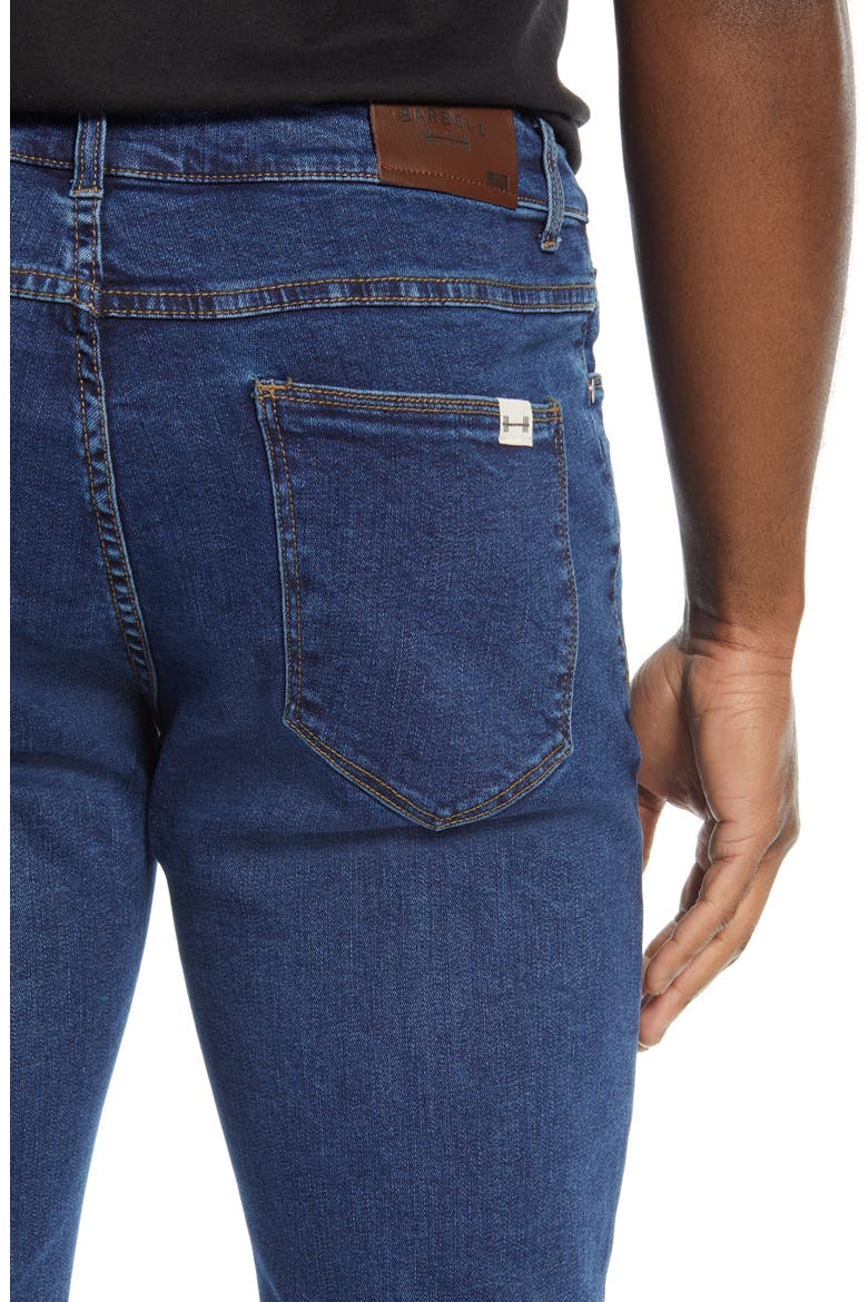 Straight Athletic Fit Stretch Jeans, Alternate, color, MEDIUM WASH
