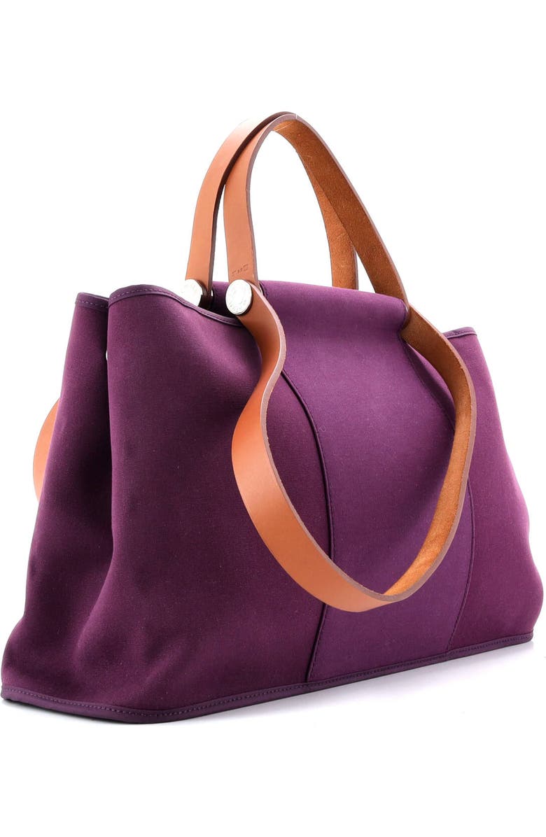 Pre-Owned Hermes Cabag Elan Toile and Leather 39, Alternate, color,