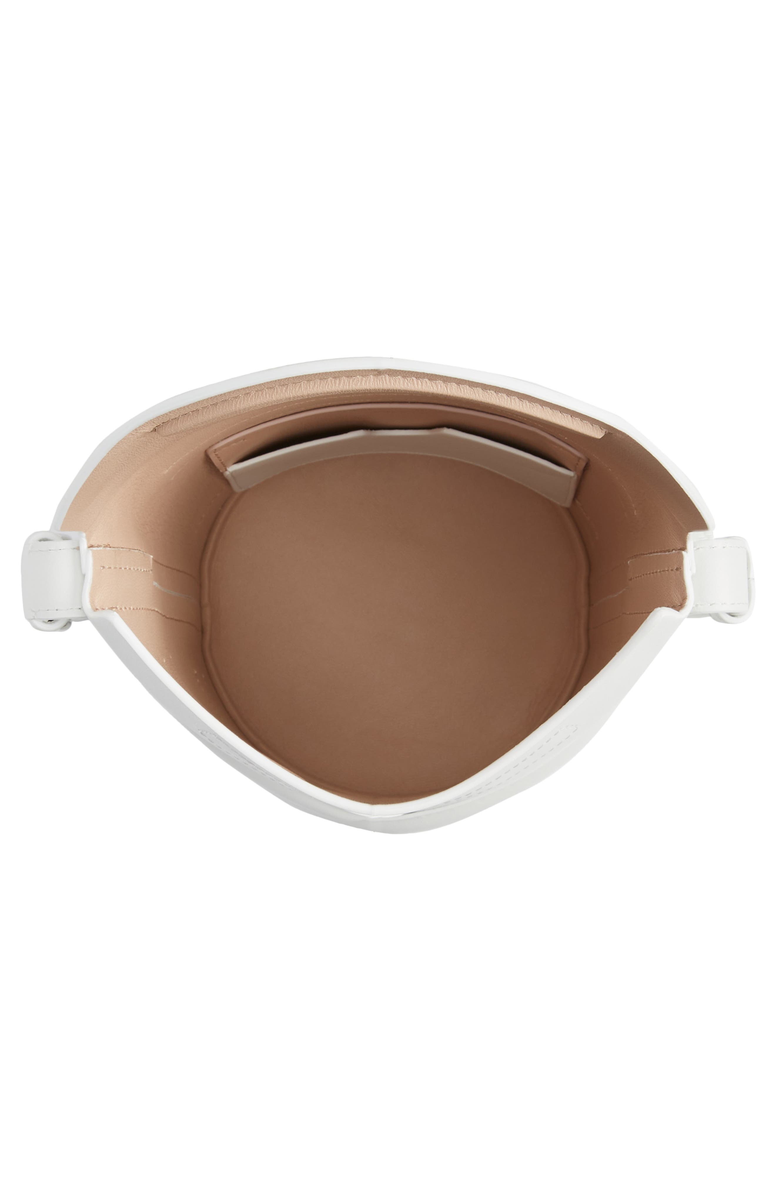 McQueen Alexander McQueen Small The Curve Leather Shoulder Bag, Alternate, color, 