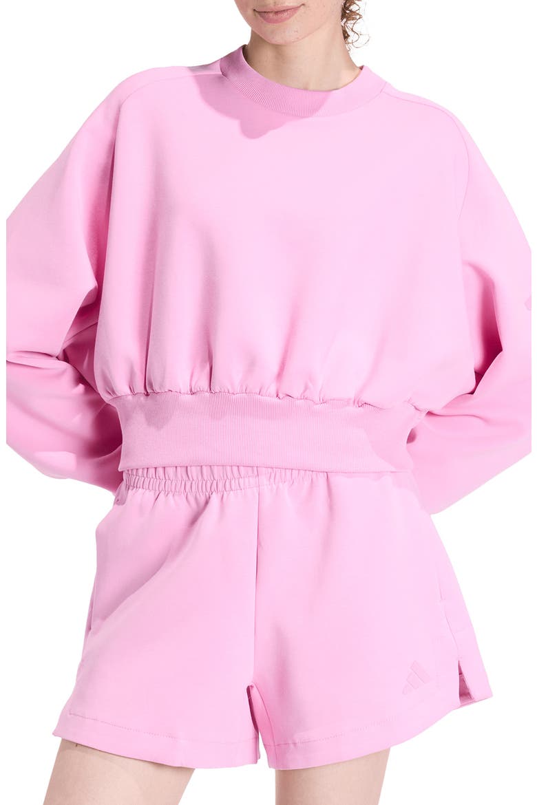 All Szn Cropped Sweatshirt, Main, color, ST TROPIC BLOOM/