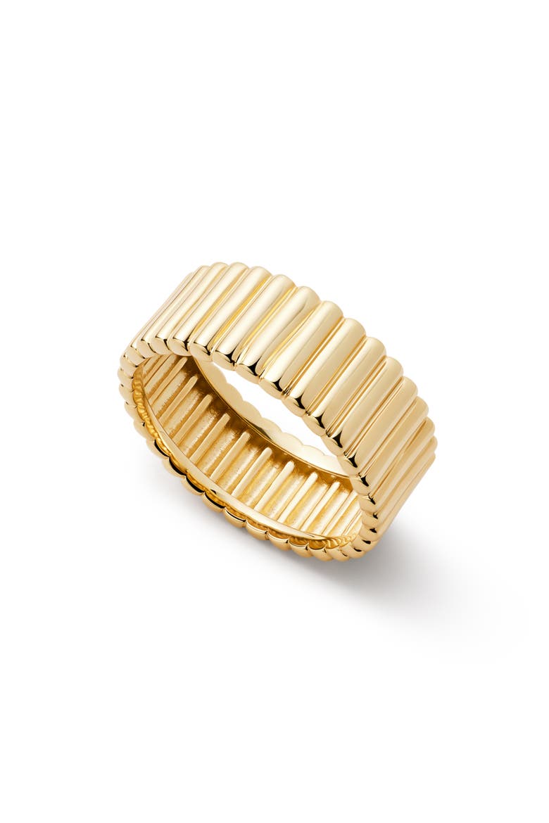 Solid Yellow Gold - Galaxy Ring Wide, Main, color, Gold