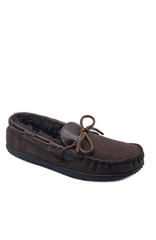 Quoddy Hearth Esq Slipper In Brown