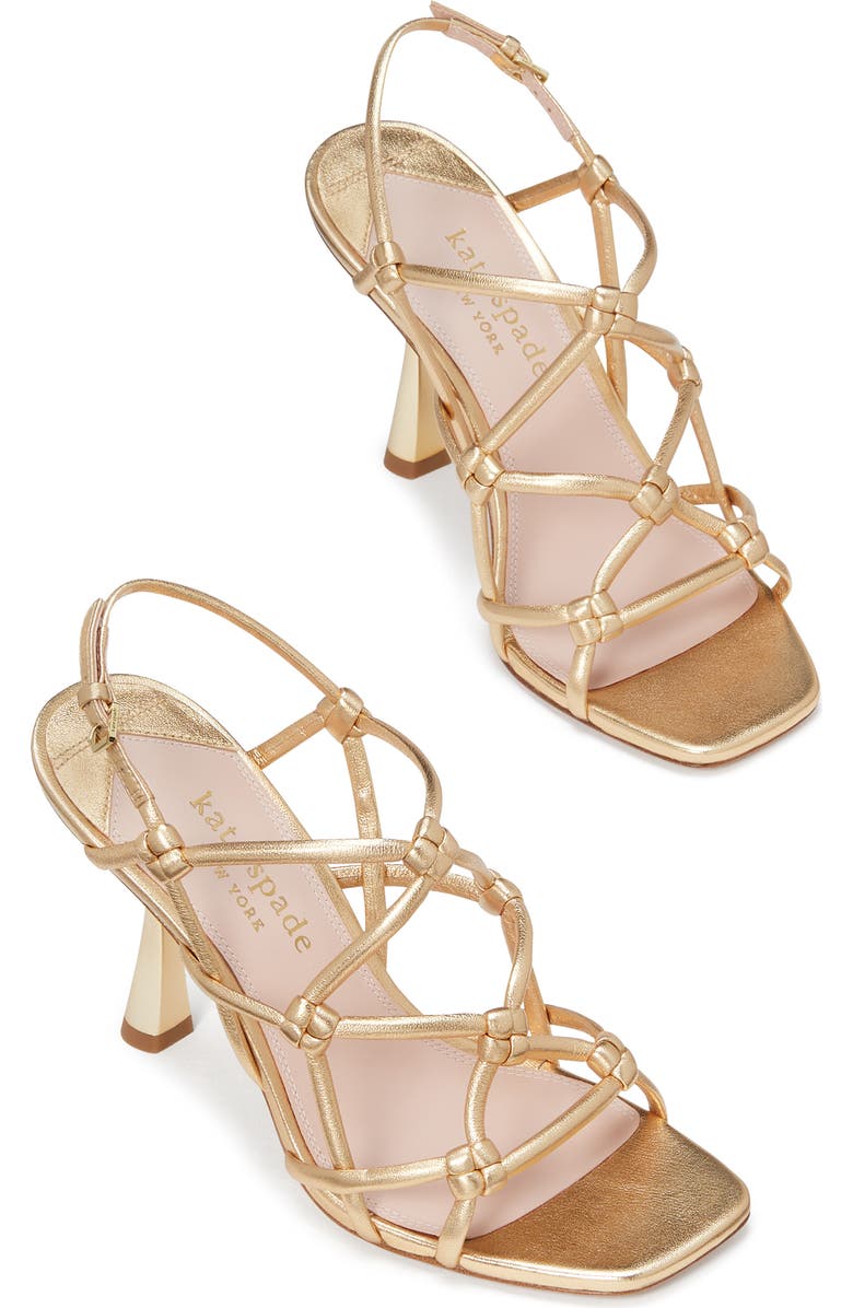 Kate Spade New York coco slingback sandal, Alternate, color, Light Gold