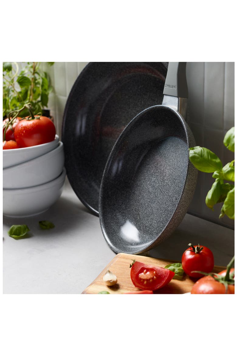 Parma Plus Ceramic Fry Pan Set, Alternate, color, GREY