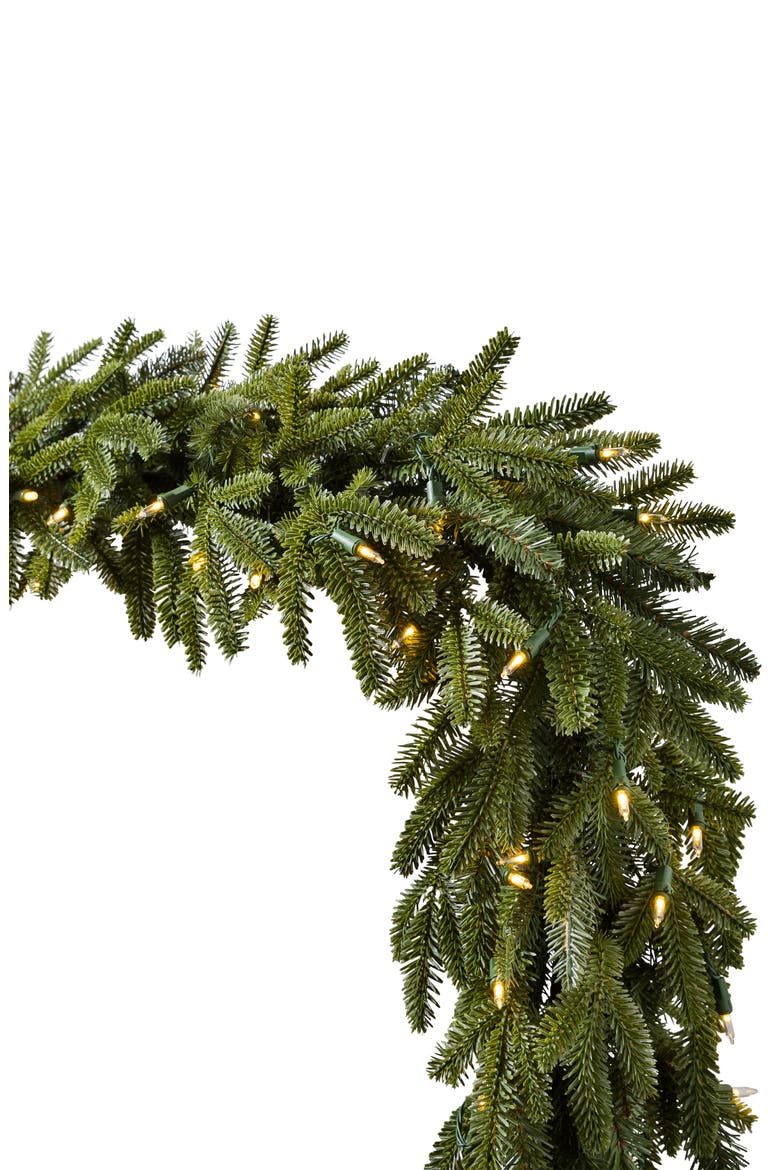 Fraser Fir Pre Lit Artificial Garland, Main, color, LED CLEAR - SINGLE