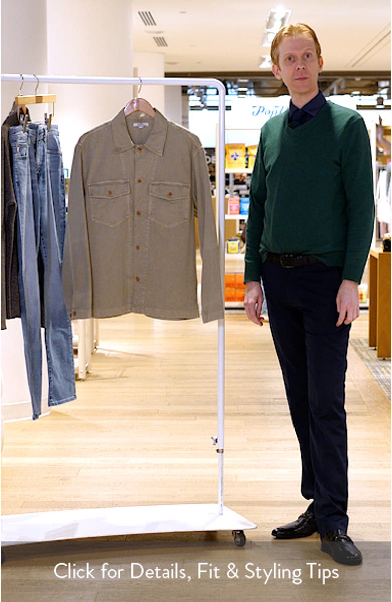 Cotton Twill Shirt Jacket, sales video thumbnail