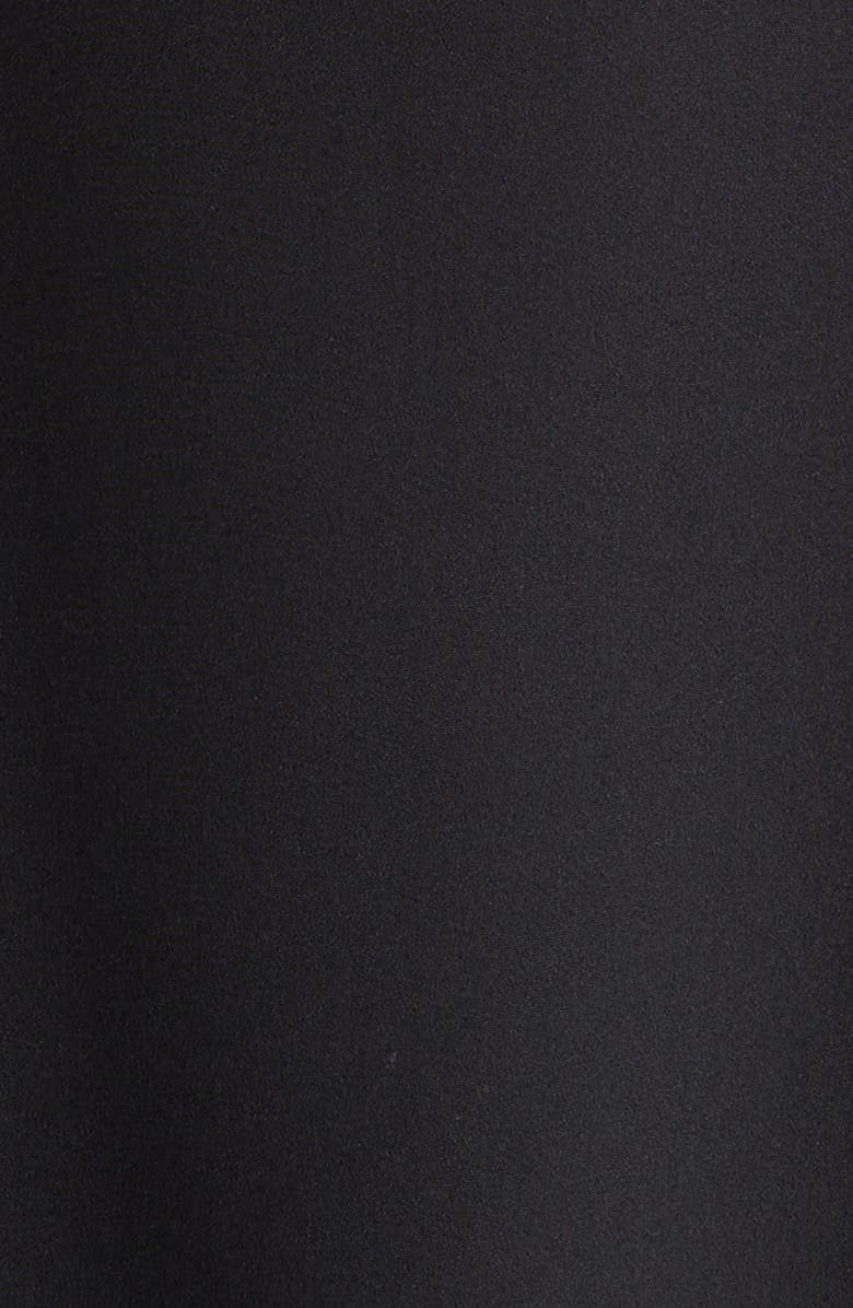 PARTOW Serena Silk Midi Dress, Alternate, color, Black