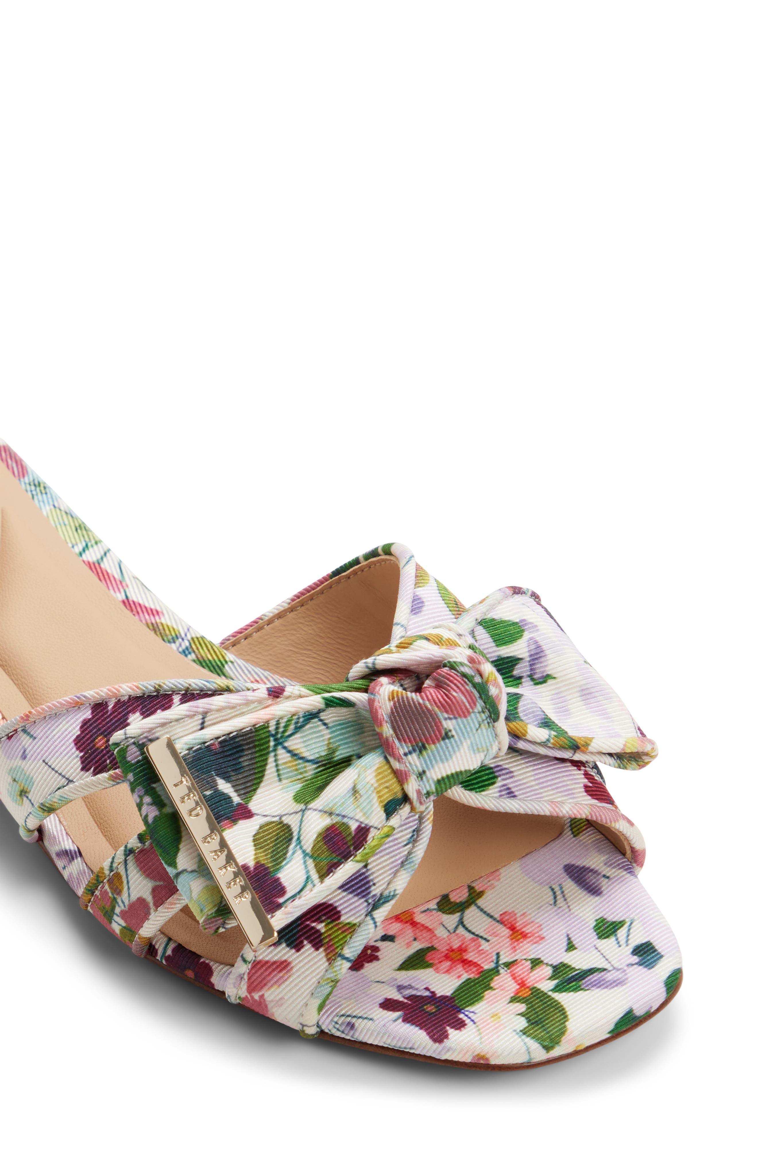 Ted Baker London Elsie Bow Slide Sandal, Alternate, color, Other Purple