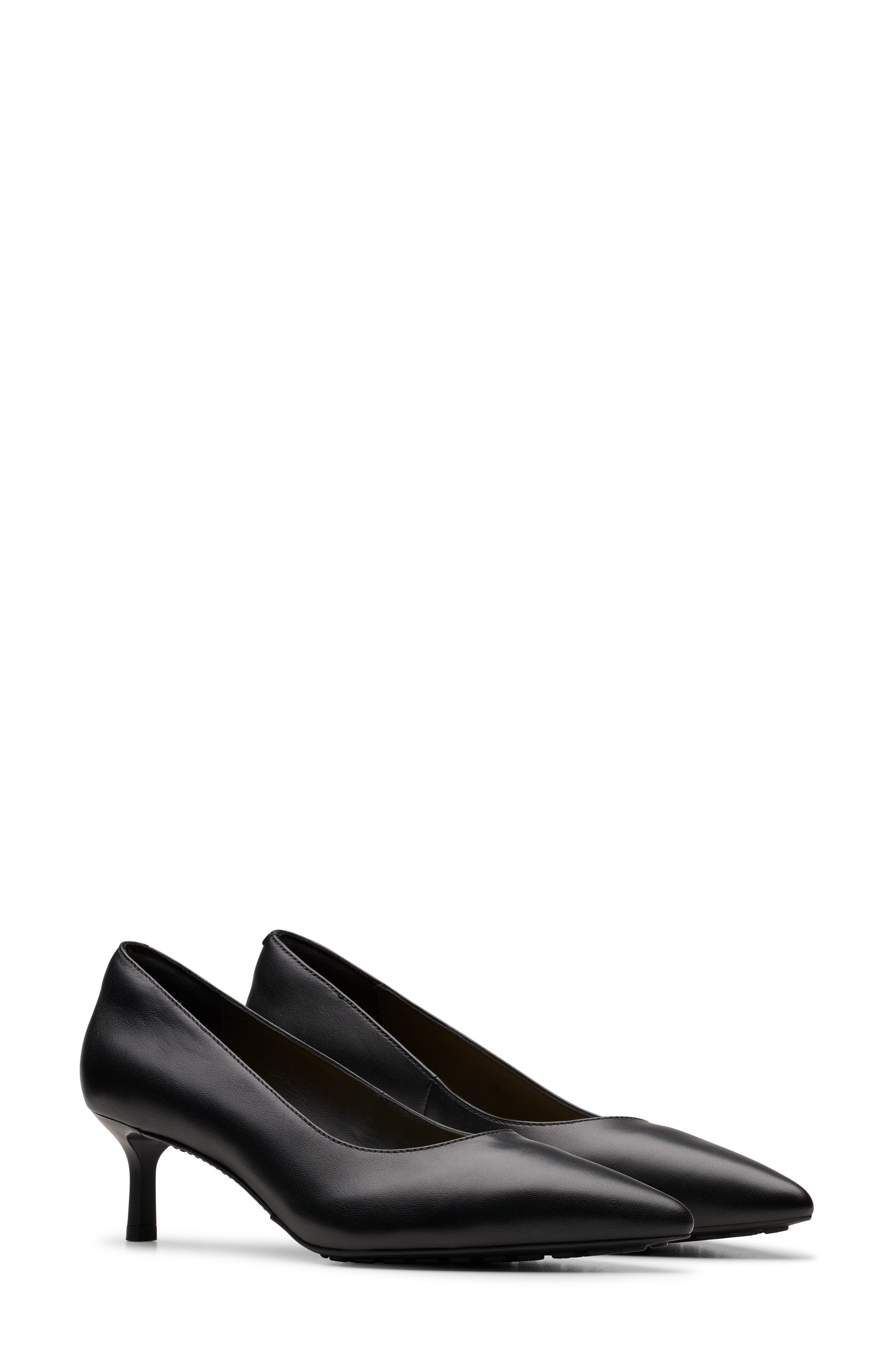 Clarks<sup>®</sup> Adela Court Pump, Alternate, color, Black Leather