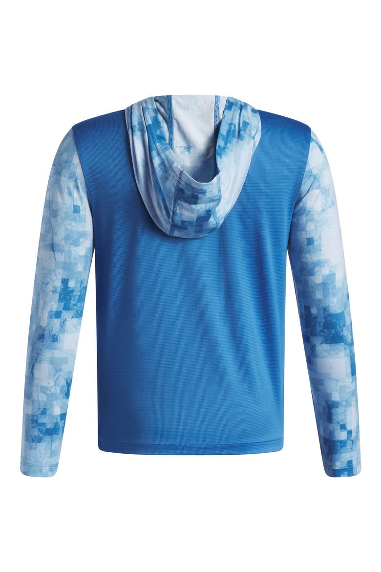 Kids' Vanish Hoodie, Alternate, color, AEGEAN BLUE