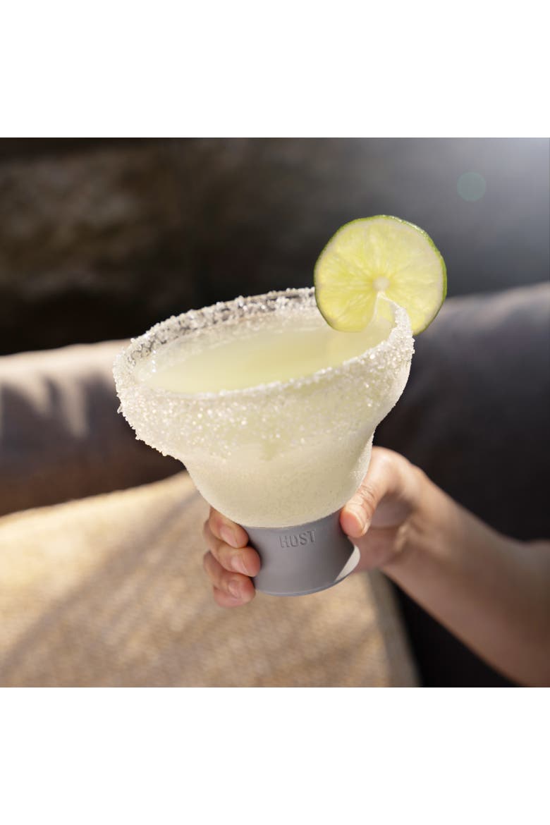 Glass FREEZE Margarita Cooling Cup Set of 2, Alternate, color, Gray