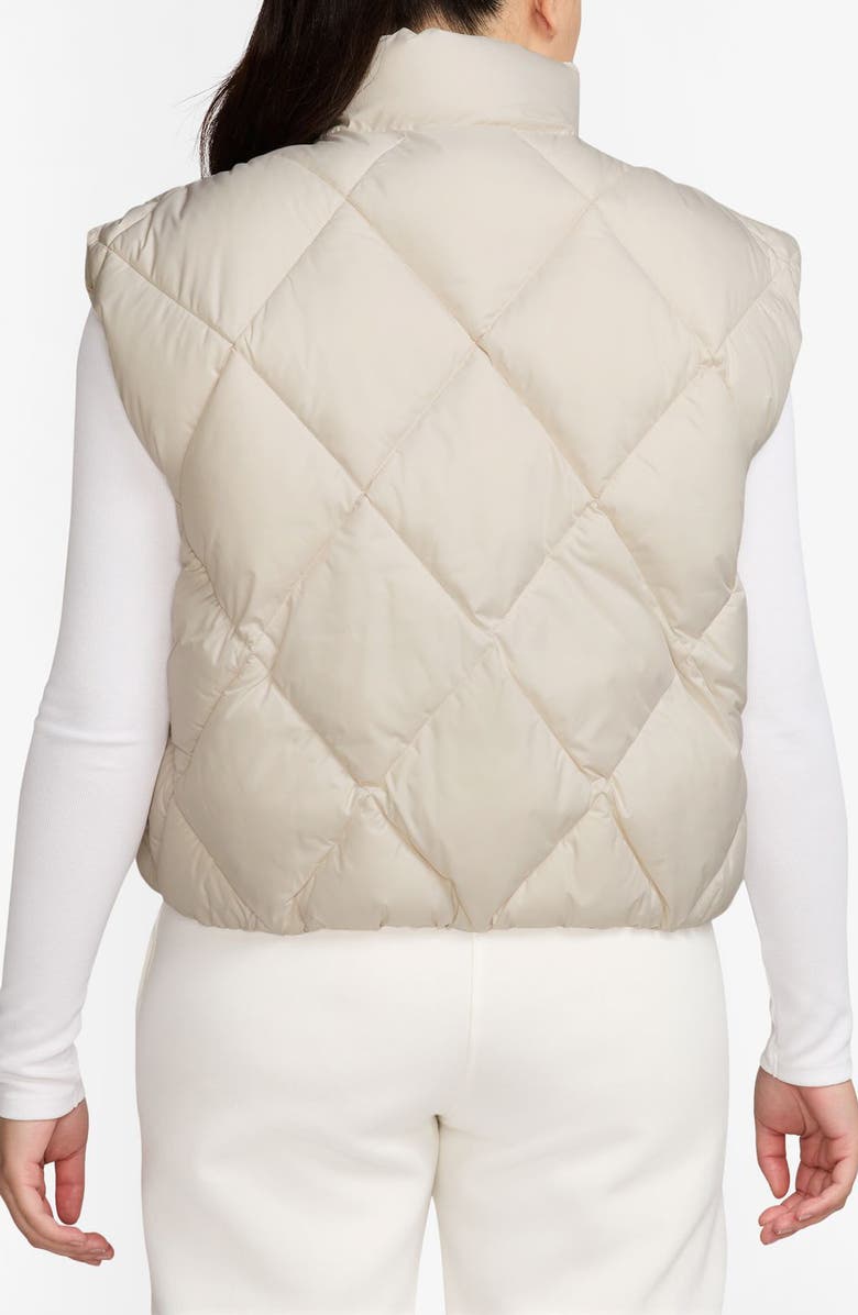 Jordan Brooklyn Therma-FIT Quilted Puffer Vest, Alternate, color, Light Ore Wood Brown/ White