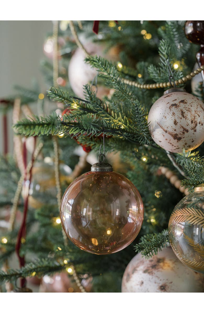 CG Hunter 4" Assorted Vintage Rose Glass Ornament, Alternate, color, 