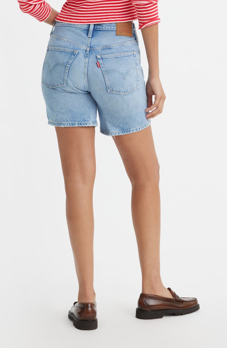 Levi's<sup>®</sup> 501<sup>®</sup> High Waist Mid Thigh Denim Shorts, Alternate, color, Ojai Luxor Last Short