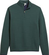 Peter Millar Quad Quilted Quarter Zip Pullover