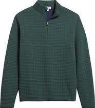 Peter Millar Quad Quilted Quarter Zip Pullover