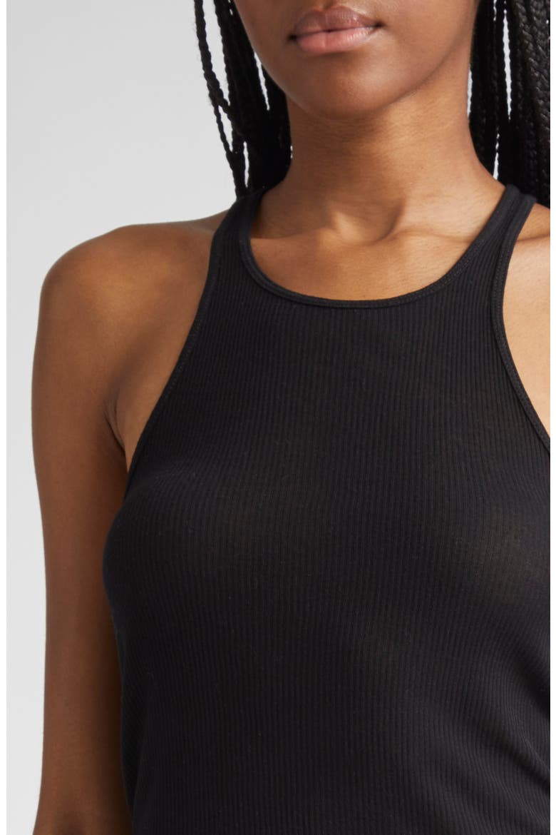 Basic Rib Tank, Alternate, color, BLACK