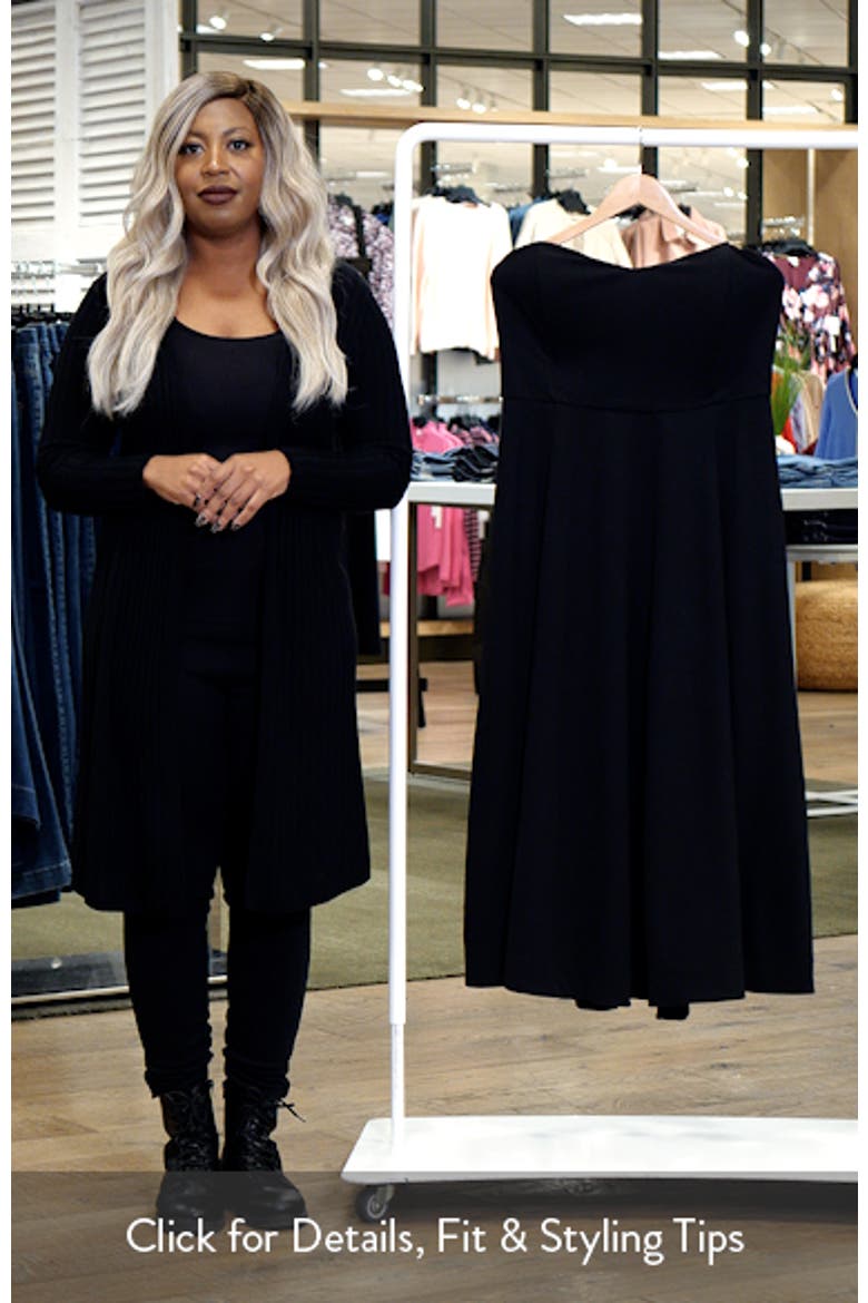 Bailee Sweetheart Neck Midi Dress video