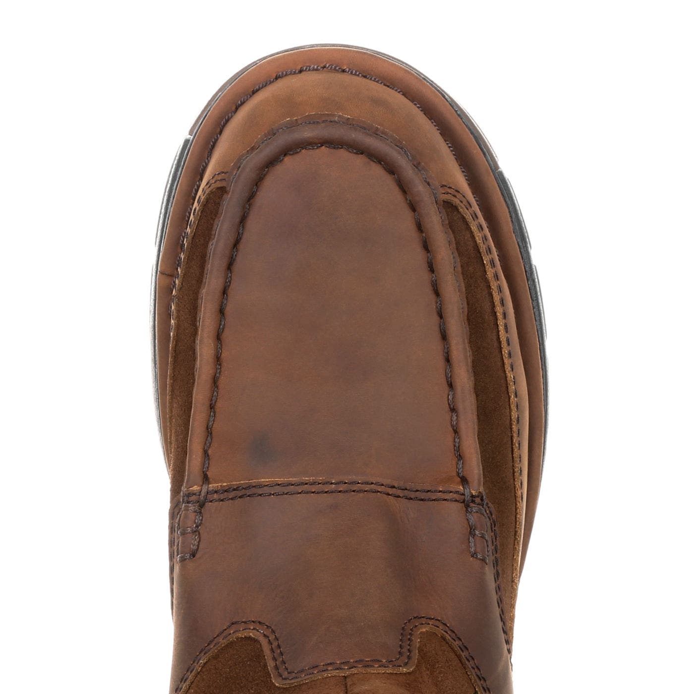 Georgia Boot Waterproof Wellington Work Boot, Alternate, color, Brown