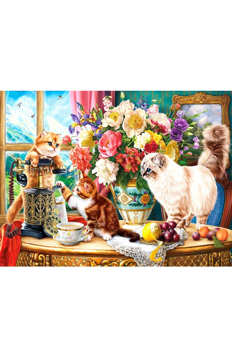 Sunsout Family Cats 500 piece Jigsaw Puzzle for Adults, Alternate, color, Multicolor