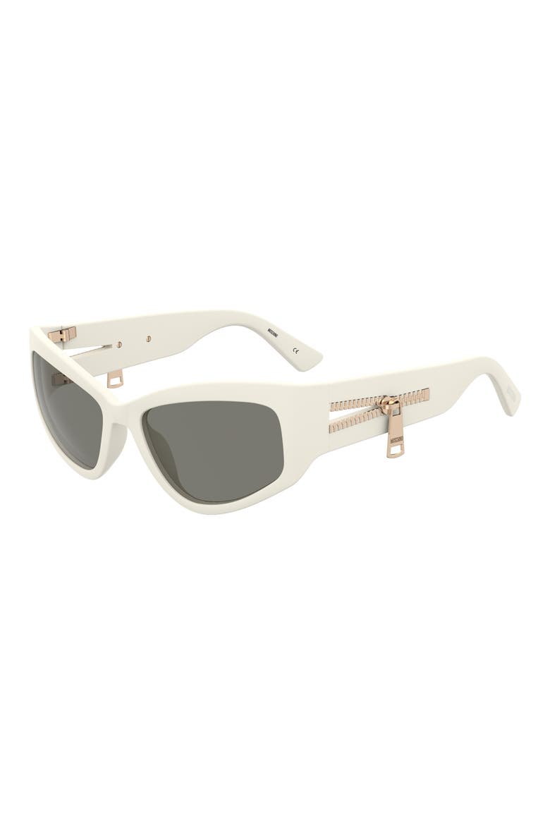 59mm Cat Eye Sunglasses, Alternate, color, IVORY