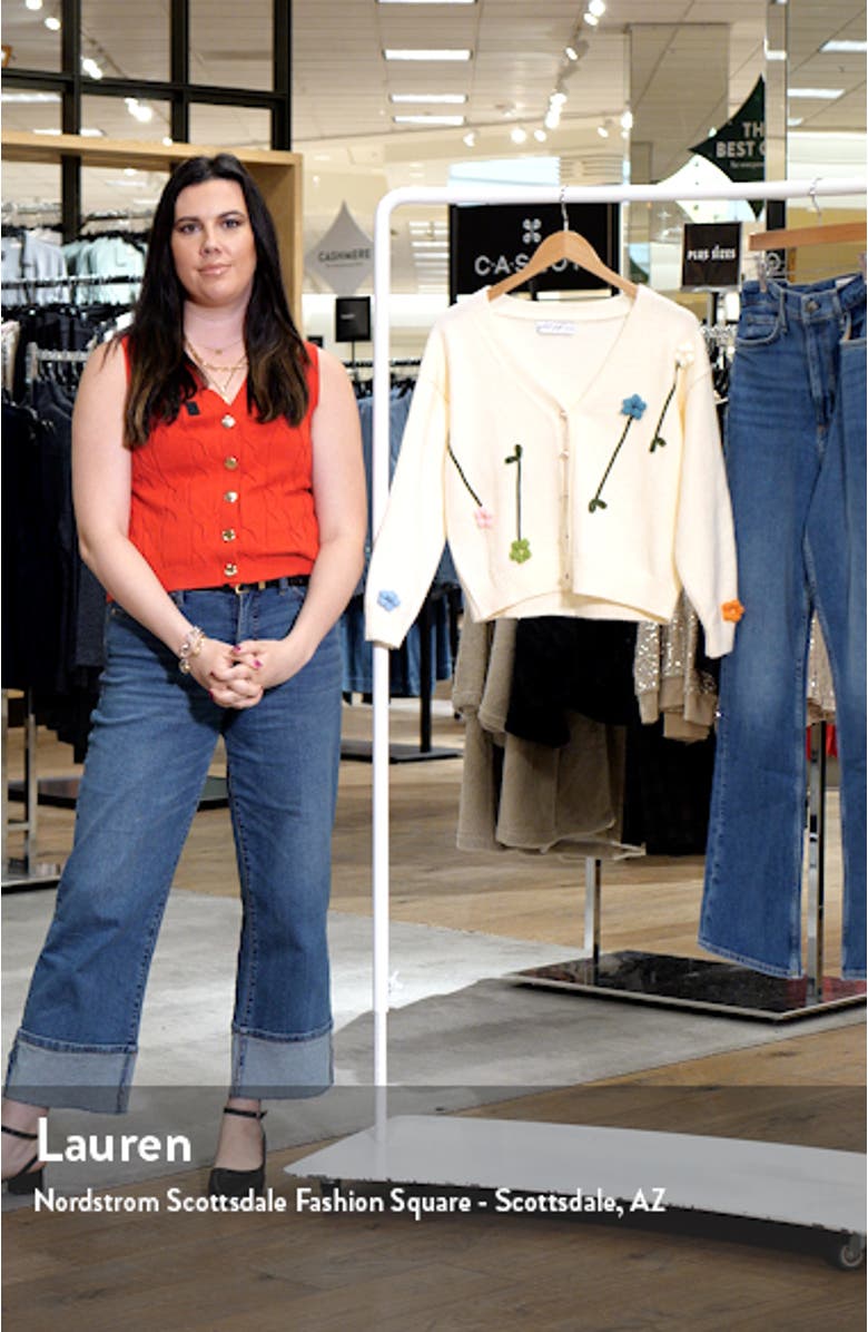 Reign Flower Embellished Cardigan, sales video thumbnail