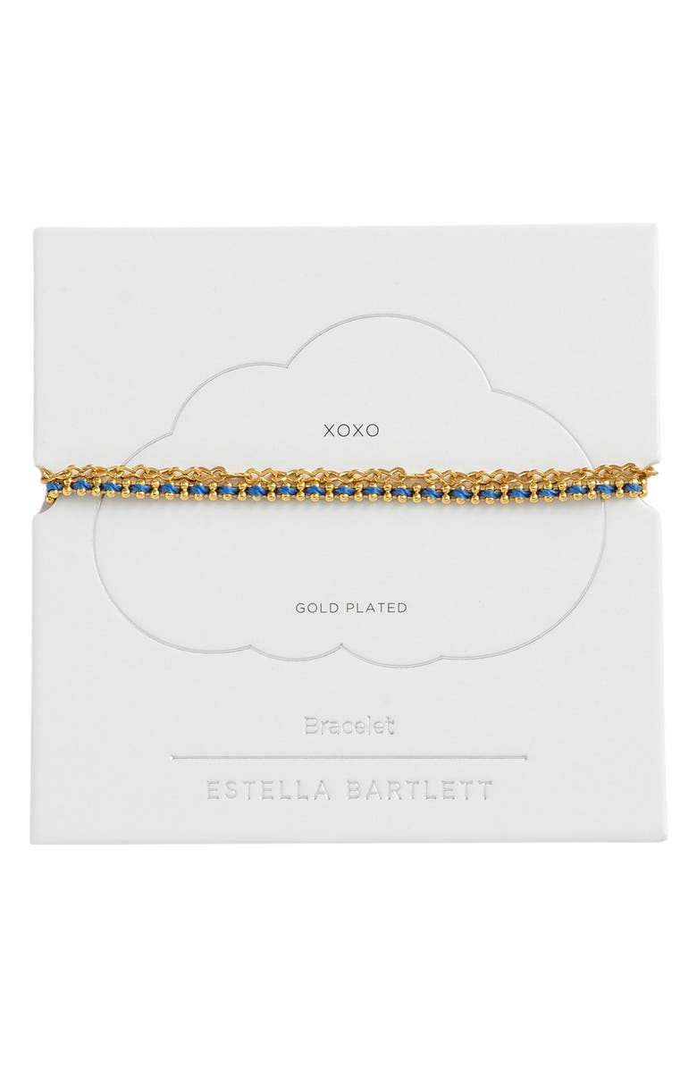 Estella Bartlett Set of 2 Bracelets, Main, color, Gold