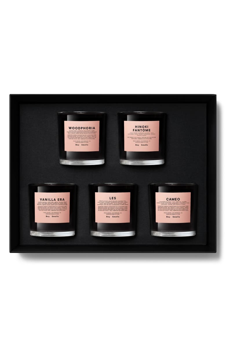 Boy Smells Best Sellers 5-Piece Candle Set (Nordstrom Exclusive) (Limited Edition) $100 Value, Main, color, 