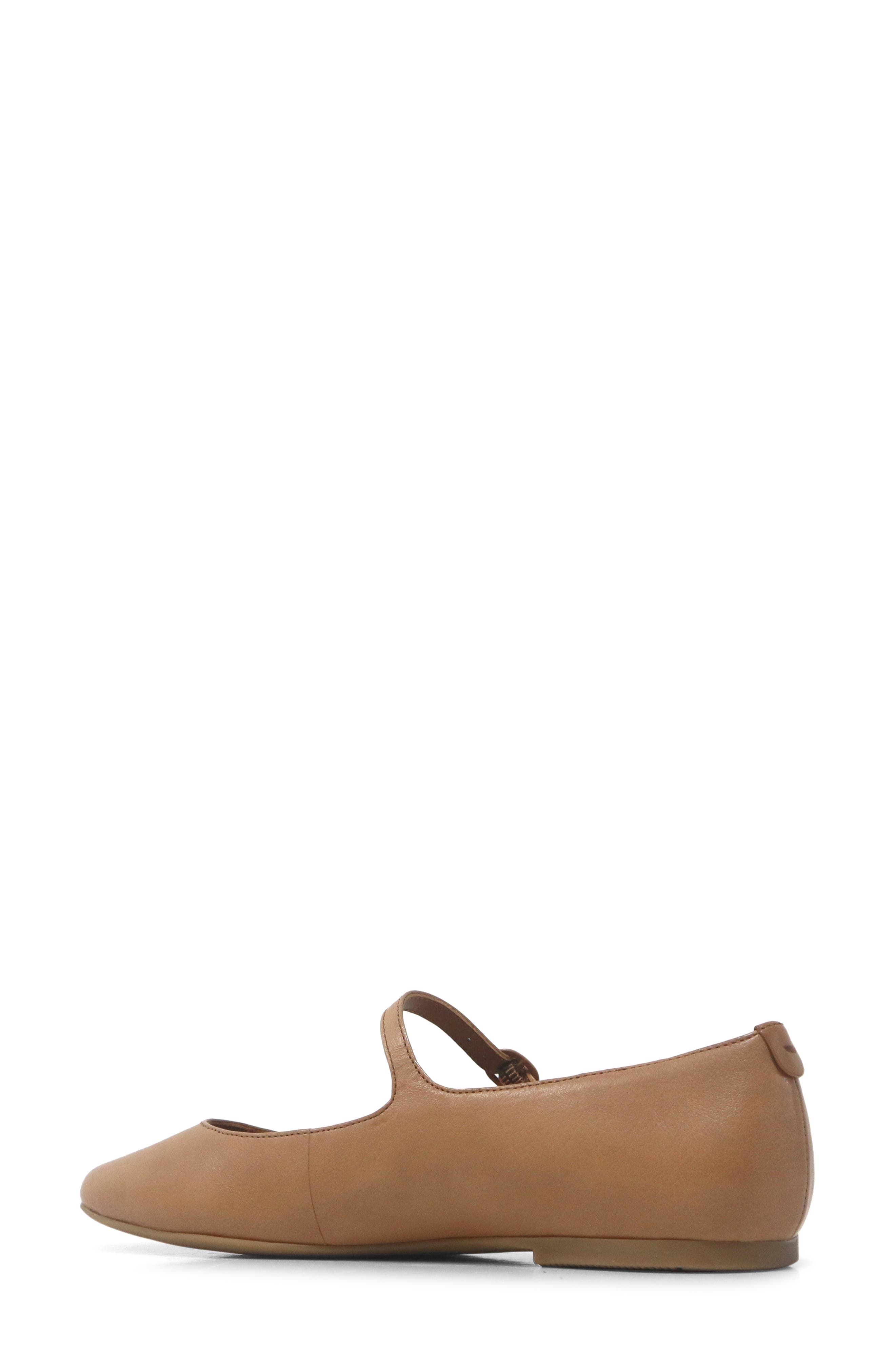 Wynona Mary Jane Flat, Alternate, color, CAMEL LEATHER