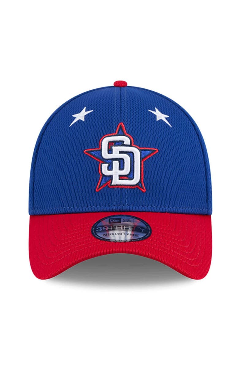 New Era Men's New Era Blue/Red  San Diego Padres 2025 MLB All-Star Game Workout 39THIRTY Flex Hat, Alternate, color, Blue