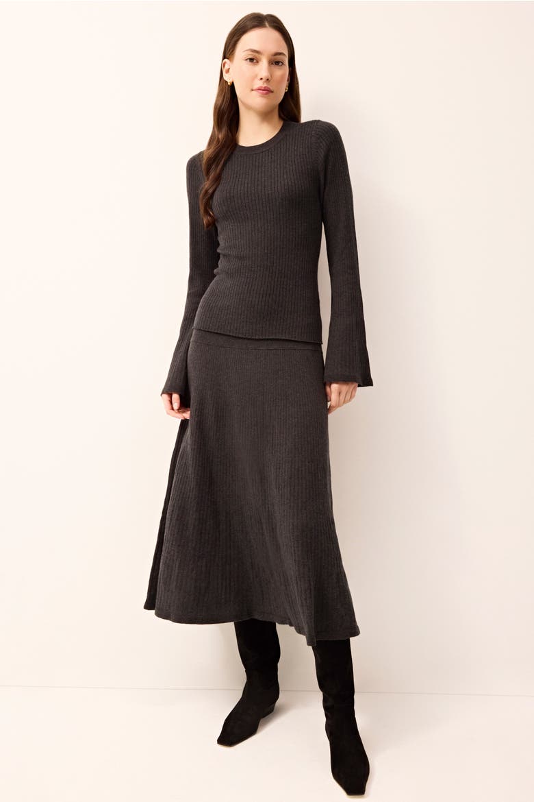 Kaylan Skirt, Alternate, color, Gunmetal
