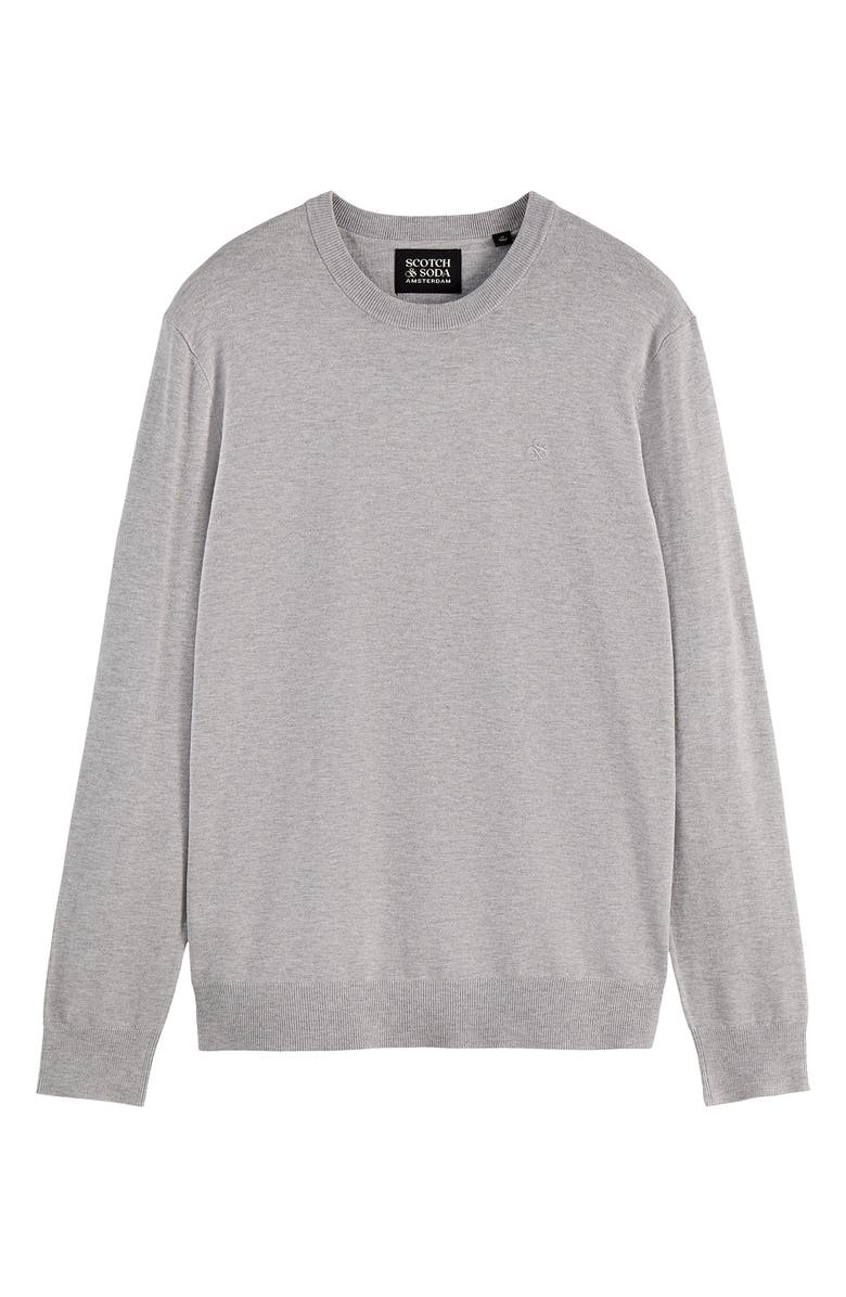 Scotch & Soda Core Crewneck Pullover, Alternate, color, Grey