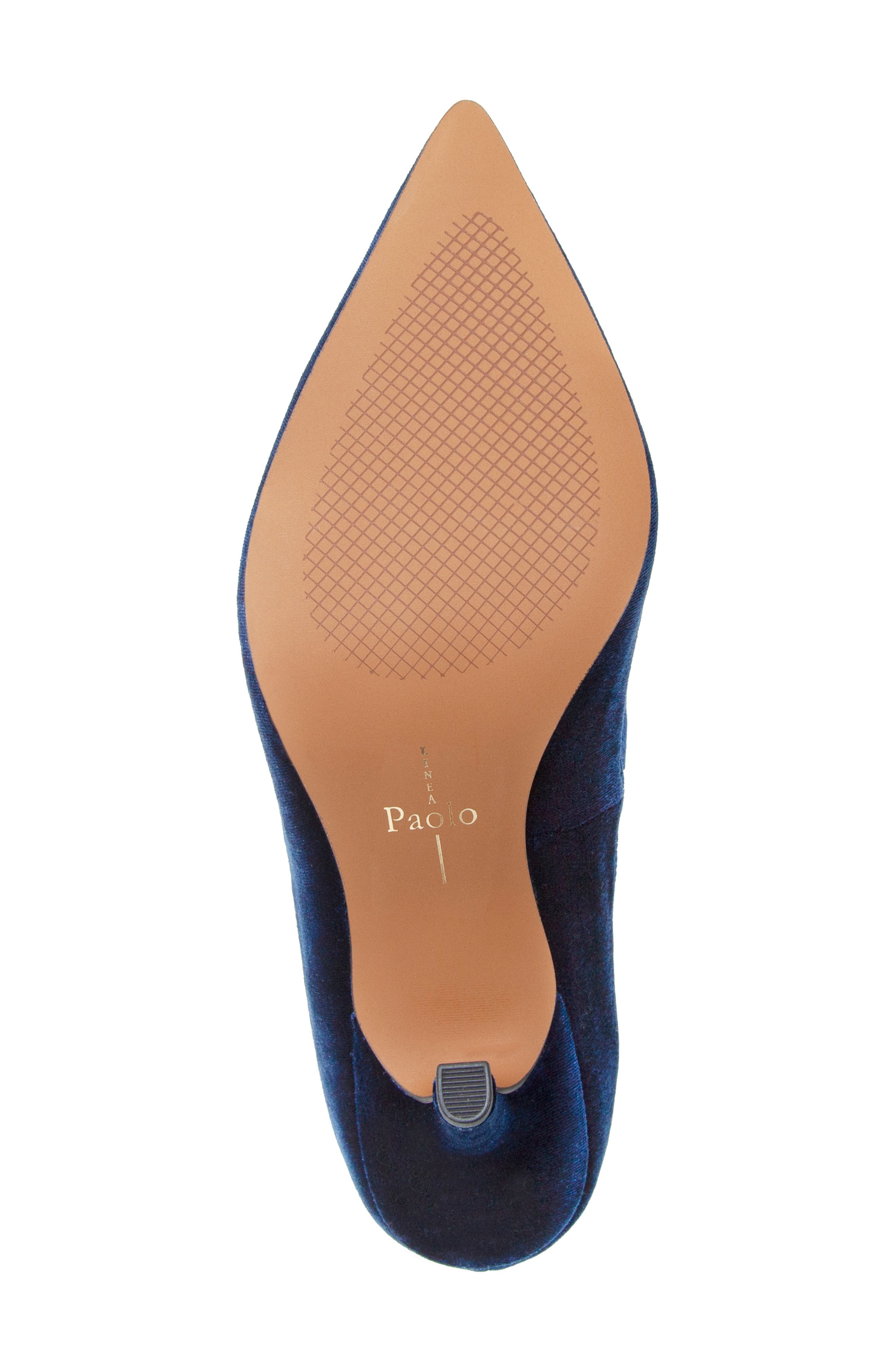 Linea Paolo Perline Pointed Toe Pump, Alternate, color, Navy