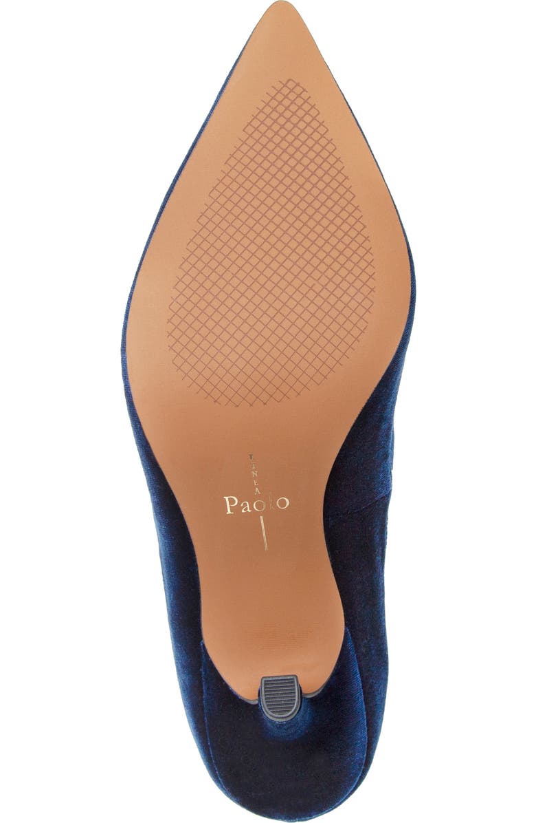 Linea Paolo Perline Pointed Toe Pump, Alternate, color, Navy
