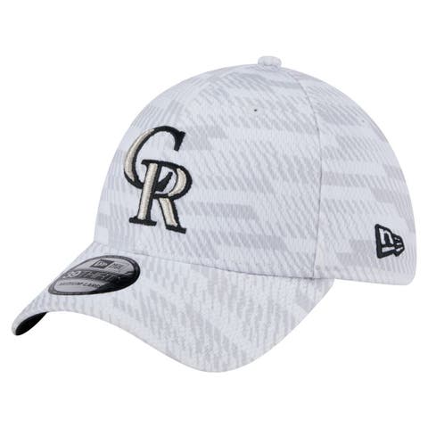 Men's New Era  White Colorado Rockies Graded 39THIRTY Flex Hat