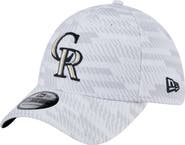 New Era Men's New Era  White Colorado Rockies Graded 39THIRTY Flex Hat