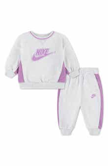 Nike Colorblock Fleece Sweatshirt & Joggers Set